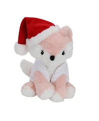 Lambs & Ivy Autumn Pink Fox Holiday/Christmas Plush Stuffed Animal Toy