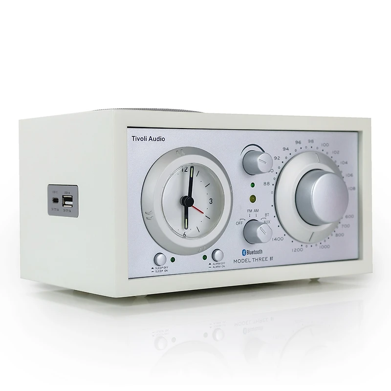 Tivoli Audio Model Three Bt Usb-c/A Clock Radio - White