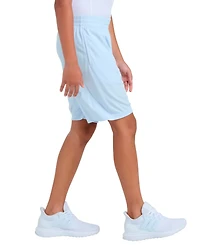 adidas Boys 8-20 Elastic Waistband Essentials Big Logo Shorts