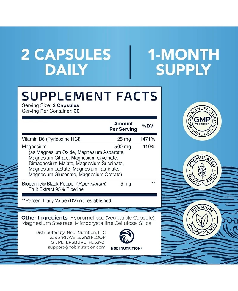 Magnesium Complex Capsules, 60ct