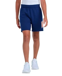 adidas Boys 8-20 Elastic Waistband Collegiate Fleece Shorts