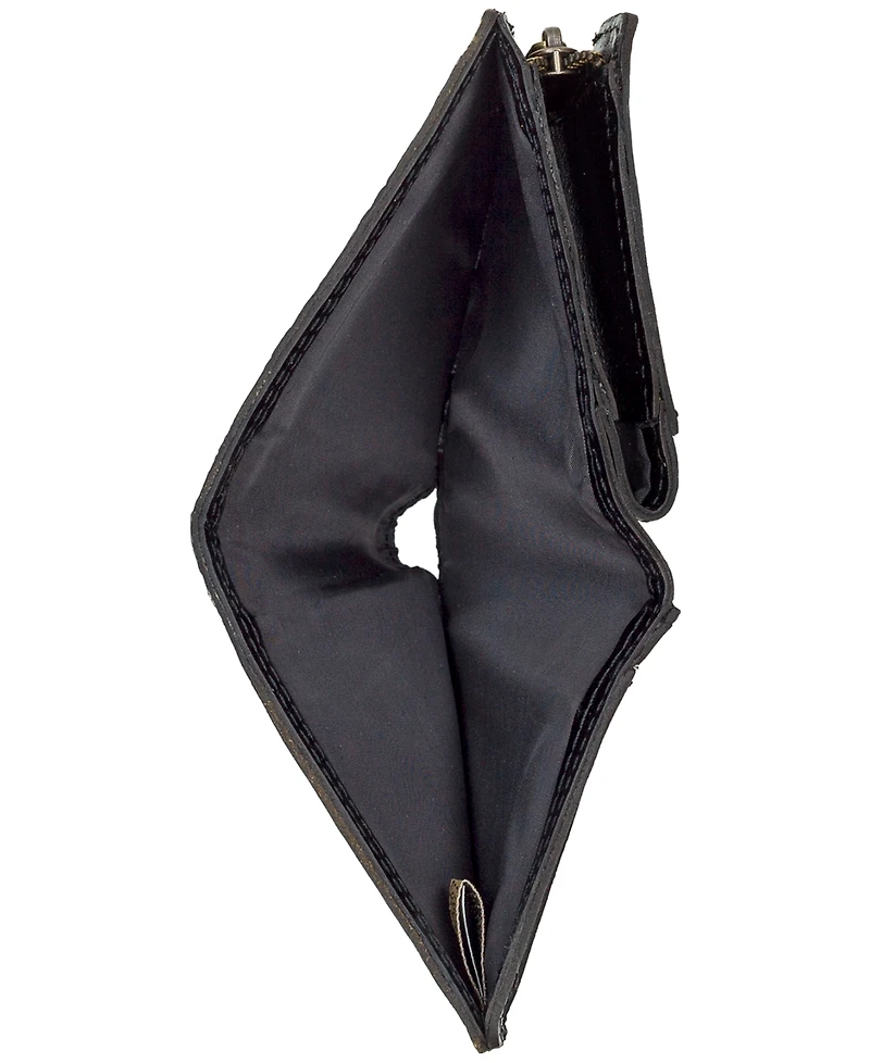 Patricia Nash Linette Bark Leaves Snap Wallet
