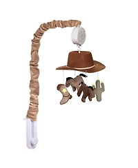 Lambs & Ivy Country Western Cowboy Hat Musical Baby Crib Mobile Soother Toy