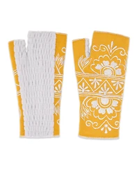 Feelgoodz Women s Artisan Crafted Fleece Lined Lawsone Fingerless Gloves