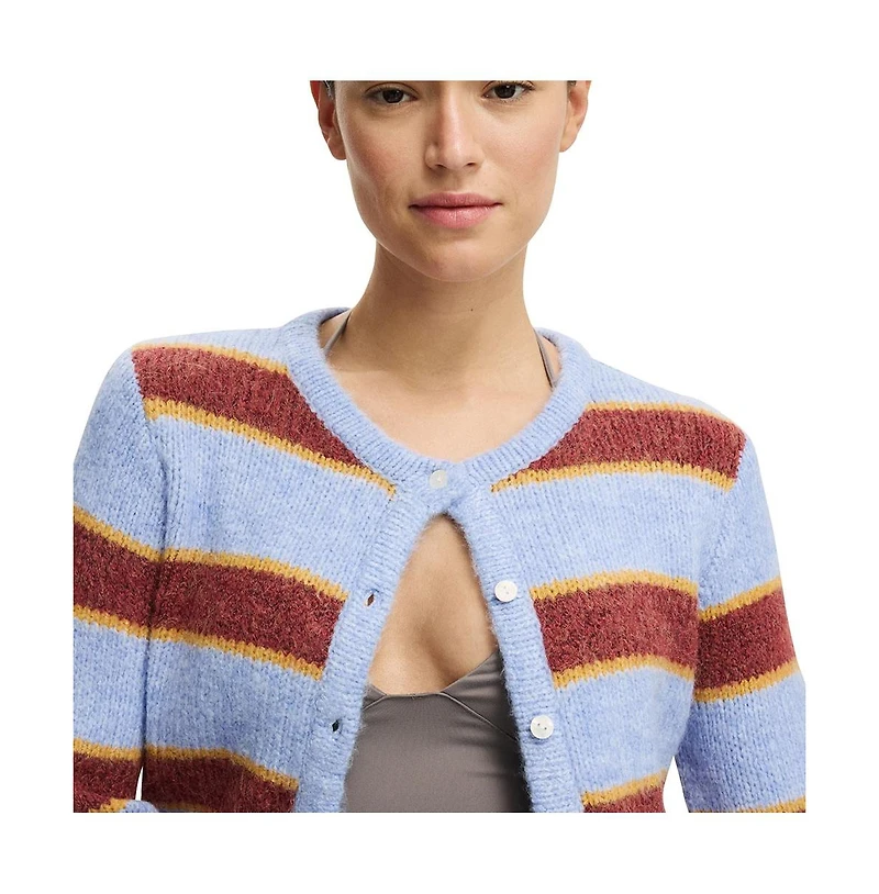 Cotton On Women's Luxe Crew Cardigan
