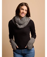 Feelgoodz Artisan Woven Karuna Infinity 100% Wool Scarf