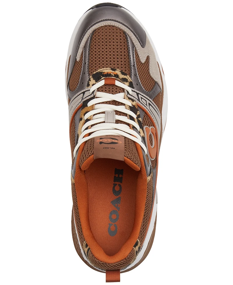 Coach Men's Mesh Round Toe Sneakers