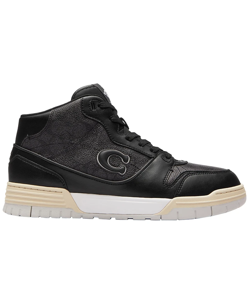 Coach Men's Mid Top Soho Round Toe Sneakers