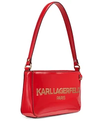 Karl Lagerfeld Paris Kristina Demi Small Shoulder Zipper Bag