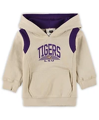 Wes & Willy Baby Boys and Girls 2-Piece Lsu Tigers Color Block Pullover Hoodie Sweatpants Set