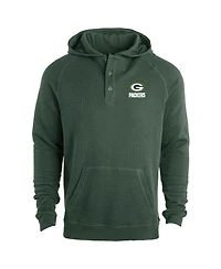 Dunbrooke Men's Green Green Bay Packers Montana Raglan Thermal Hoodie