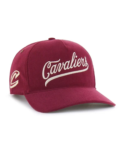 '47 Brand Men's Wine Cleveland Cavaliers Golden Age Relaxed Corduroy Hitch Adjustable Hat