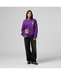 Mitchell & Ness Women's Purple Lsu Tigers Multi-Hit Sweatshirt