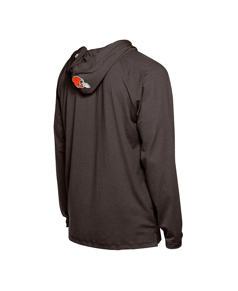 New Era Men's Brown Cleveland Browns Functional Fandom Hoodie