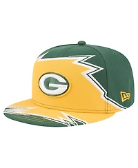 New Era Men's Green/Gold Green Bay Packers Break 59FIFTY Fitted Hat