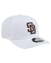 New Era Men's White San Diego Padres Coolera 9SEVENTY Adjustable Hat
