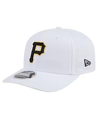 New Era Men's White Pittsburgh Pirates Coolera 9SEVENTY Adjustable Hat