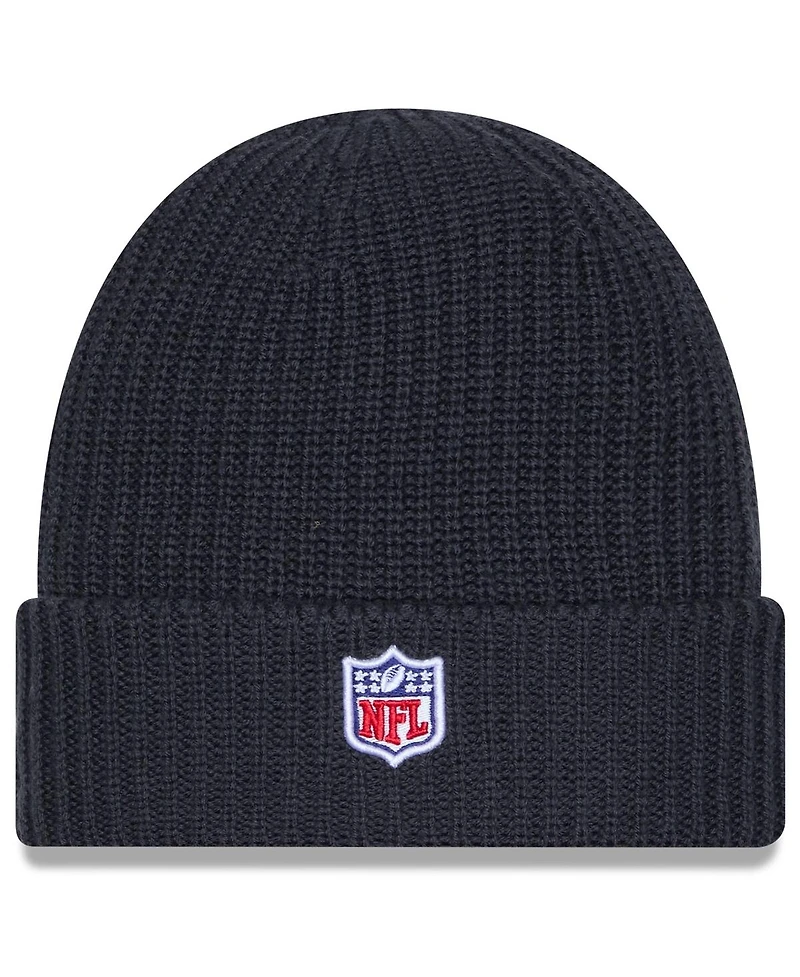 New Era Men's Charcoal Green Bay Packers 2025 Sideline Cold Weather Cuffed Knit Hat