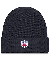 New Era Men's Charcoal Green Bay Packers 2025 Sideline Cold Weather Cuffed Knit Hat