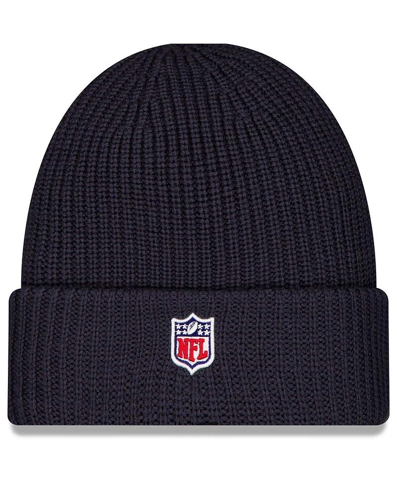 New Era Men's Charcoal Buffalo Bills 2025 Sideline Cold Weather Cuffed Knit Hat