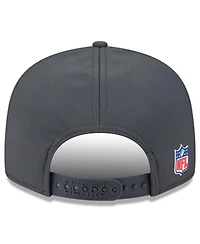 New Era Men's Charcoal Chicago Bears 2025 Sideline Cold Weather Split Panel 9FIFTY Snapback Hat