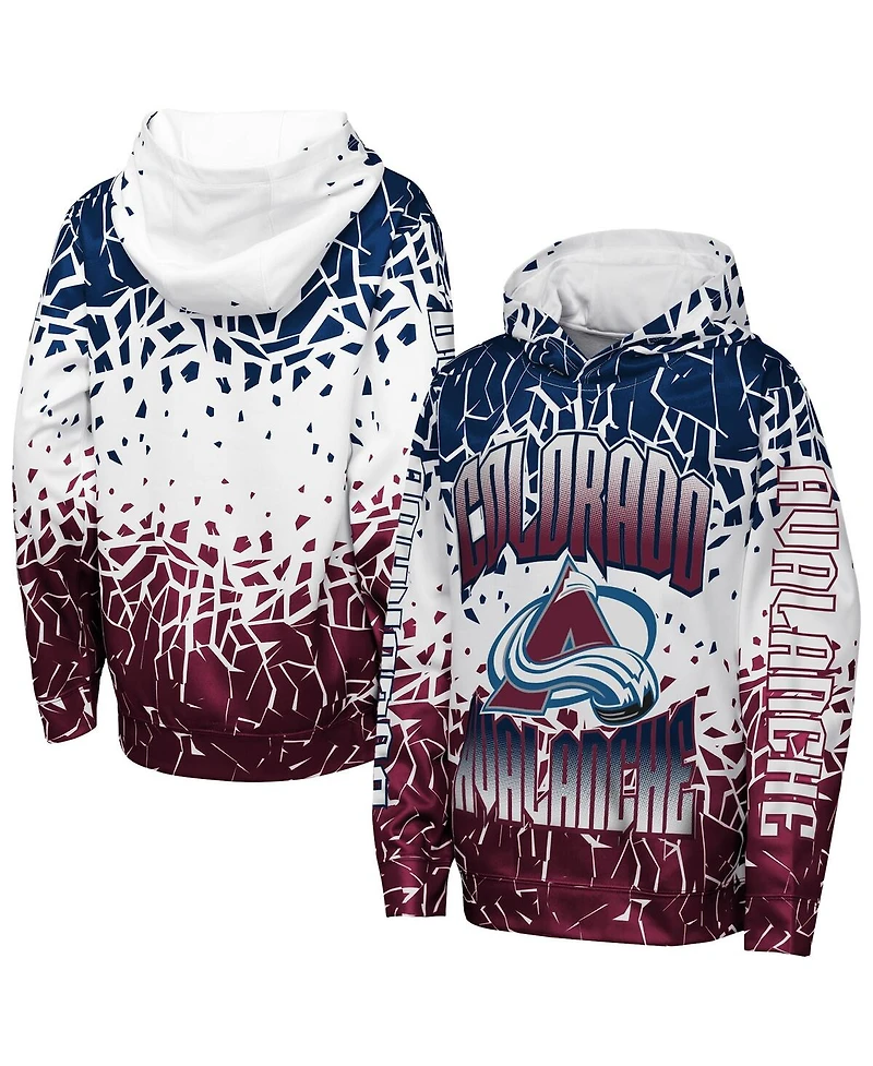 Outerstuff Big Boys and Girls Navy Colorado Avalanche Frozen Frenzy Hoodie