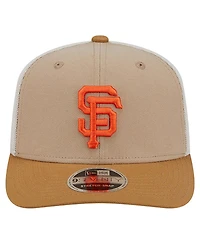 New Era Men's Stone San Francisco Giants 9SEVENTY Trucker Adjustable Hat