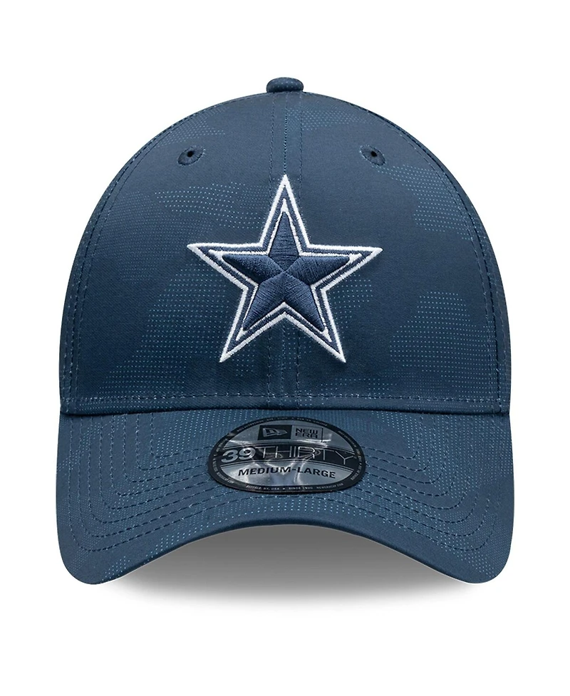 New Era Men's Navy Dallas Cowboys Tonal Camo 39THIRTY Flex Hat
