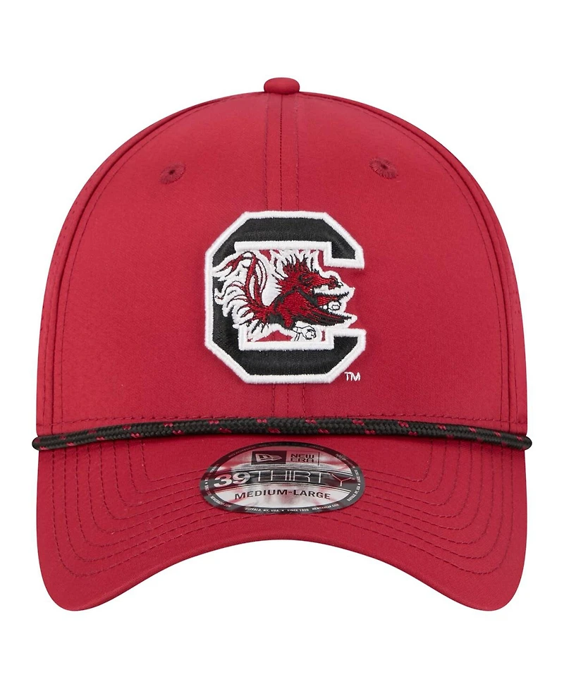 New Era Men's Garnet South Carolina Gamecocks Rope 39THIRTY Flex Hat