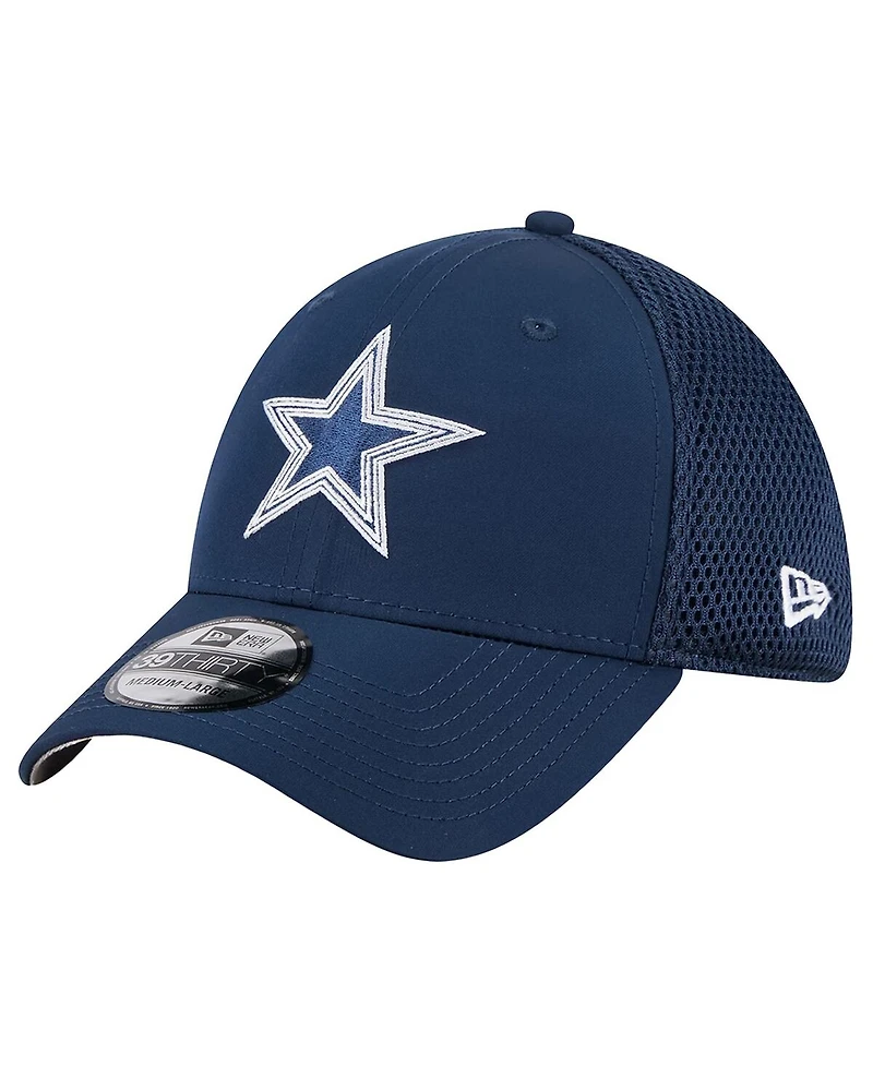 New Era Men's Navy Dallas Cowboys Outline 39THIRTY Flex Hat