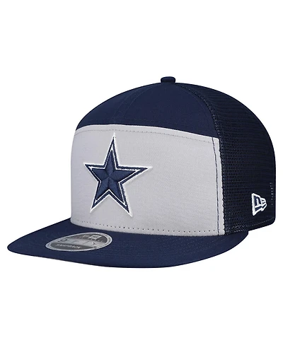 New Era Men's Gray/Navy Dallas Cowboys Outdoor Split Panel 9FIFTY Snapback Hat