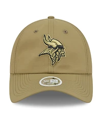 New Era Women's Green Minnesota Vikings 2025 Salute to Service Pony Tail Adjustable Hat