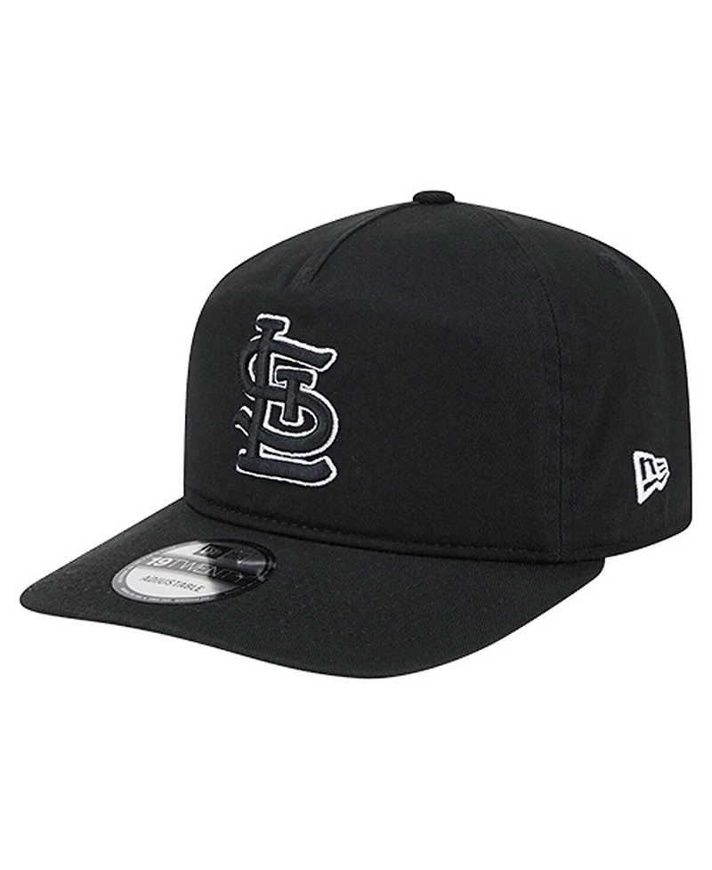New Era Men's Black/White St. Louis Cardinals 19TWENTY Adjustable Hat