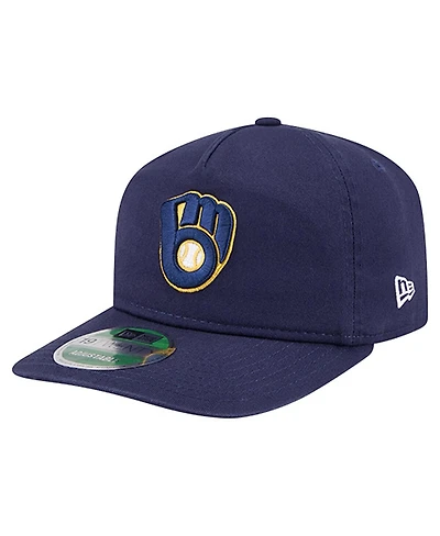 New Era Men's Navy Milwaukee Brewers Team 19TWENTY Adjustable Hat