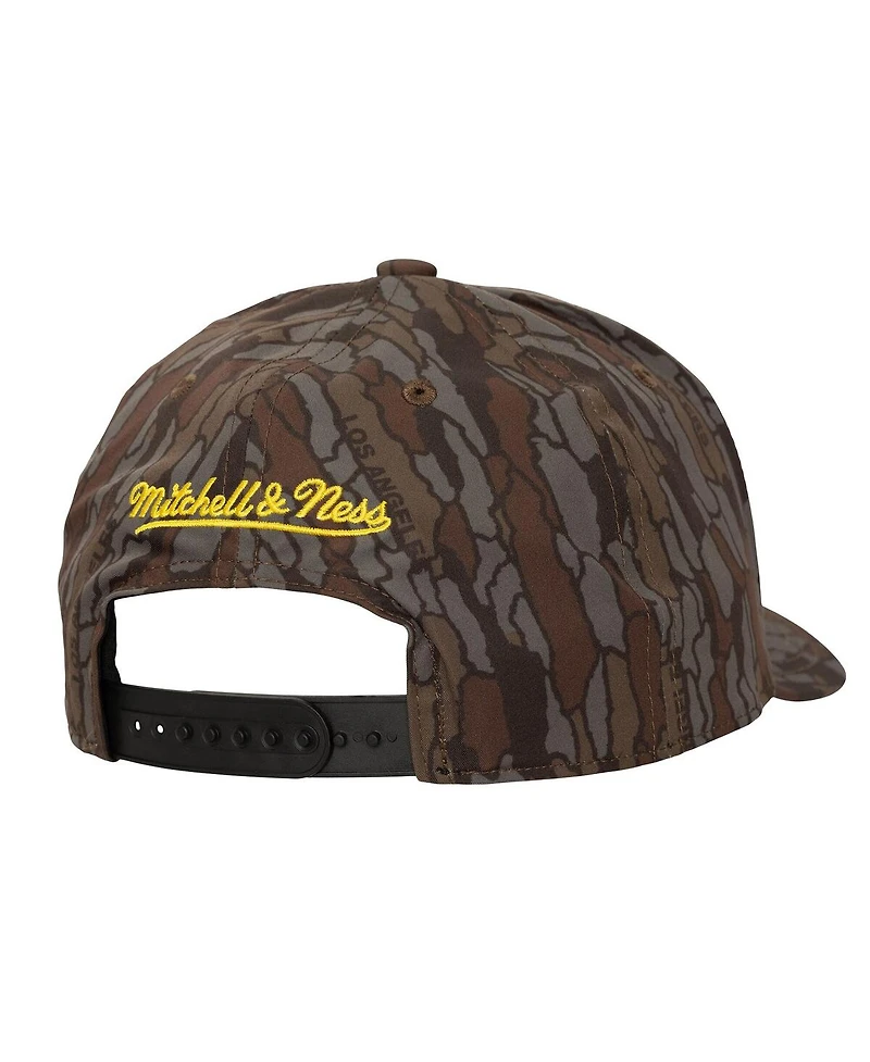 Mitchell & Ness Men's Camo Los Angeles Lakers Hidden Pro-Crown Adjustable Hat