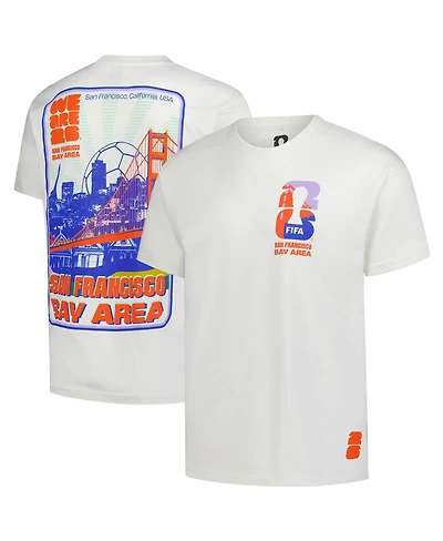 Outerstuff Men's Cream 2026 Fifa World Cup San Francisco Host City Local Oversized T-Shirt