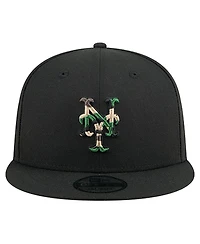 New Era Men's Black New York Mets Camo Subway Series 9FIFTY Snapback Hat