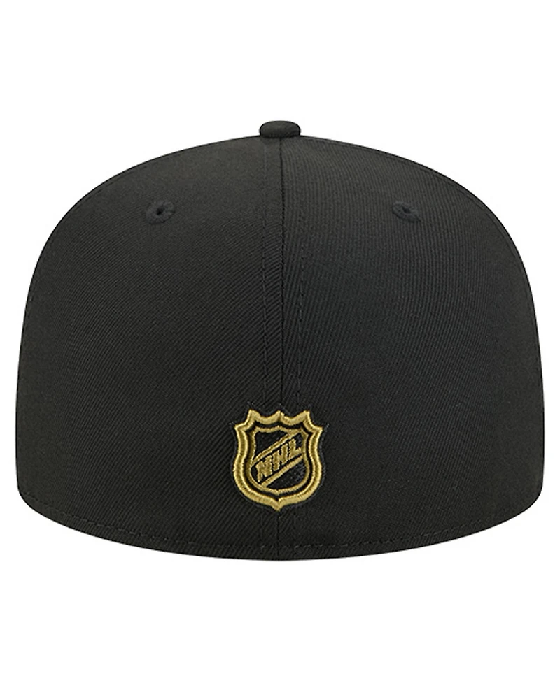 New Era Men's Black Philadelphia Flyers Military Appreciation Digital Camo Stars 59FIFTY Fitted Hat
