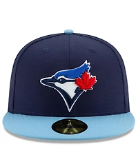 New Era Men's Royal Toronto Blue Jays 2025 Mlb Postseason Side Patch 59FIFTY Fitted Hat