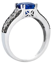 Le Vian Blue Tanzanite (1.90 ct. t.w.), Nude Diamond (.09 ct. t.w.) and Chocolate Diamond Ring (.15 ct. t.w.) in 14K Vanilla Gold