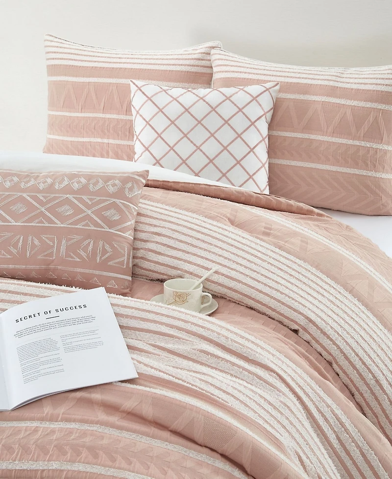 Stratford Park Cleluya Cotton Jacquard 6-Pc. Comforter Set