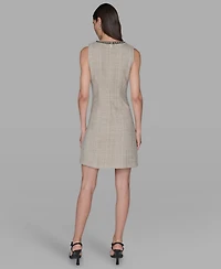 Karl Lagerfeld Paris Women's Crewneck Shift Dress