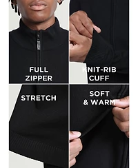 Xray Men's Full Zip Mock Neck Sweater