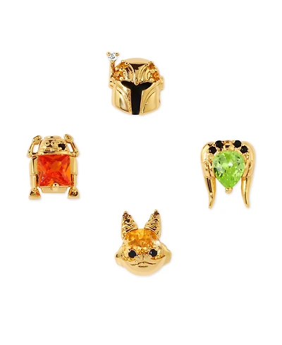 Girls Crew Crystal Multi-Color Star Wars Ahsoka Rebel Crew Stud Set