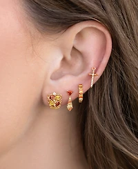 Girls Crew Harry Potter Gryffindor House Crystal Earring Set