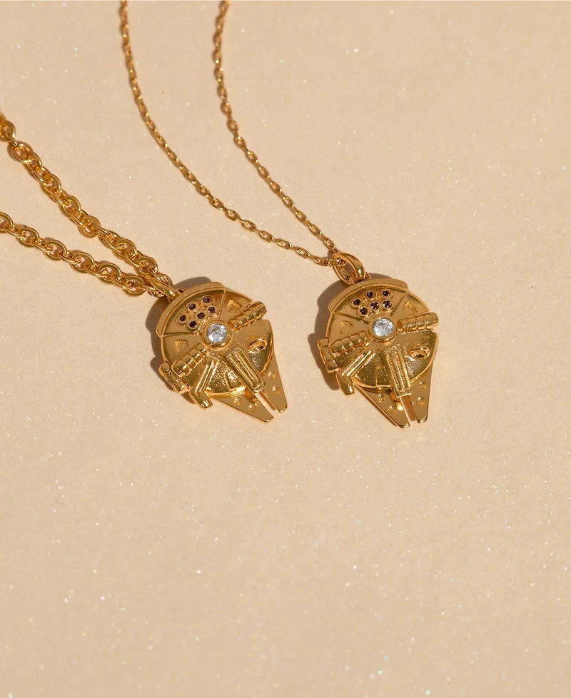 Girls Crew Star Wars Millennium Falcon Locket Necklace