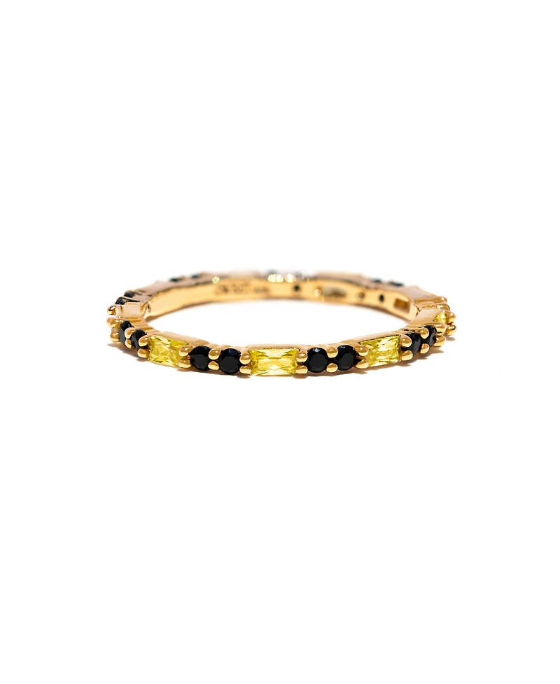 Girls Crew Harry Potter Hufflepuff House Crystal Ring