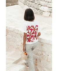 Colourful Rebel Women's Flower Square Boxy Tee
