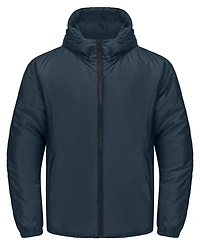 Hawke & Co. Men's Long Sleeve Highly Rain Resistant Insulated Stretch Jacket
