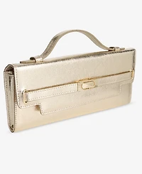 I.n.c. International Concepts Avahh Sculpted Clutch, Exclusively at Macy's - Metallic